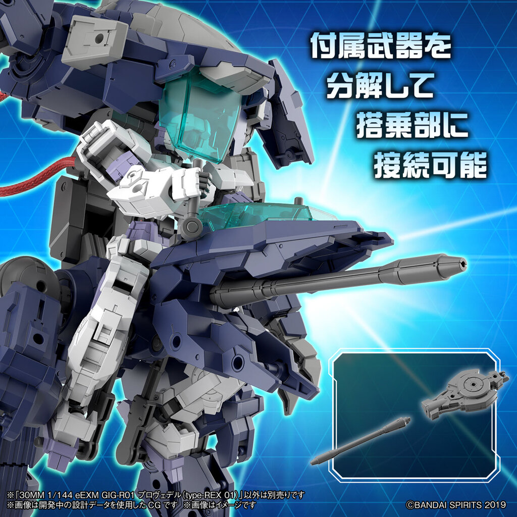 Bandai 30MM EEXM GIG-R01 PROVEDEL TYPE-REX 01