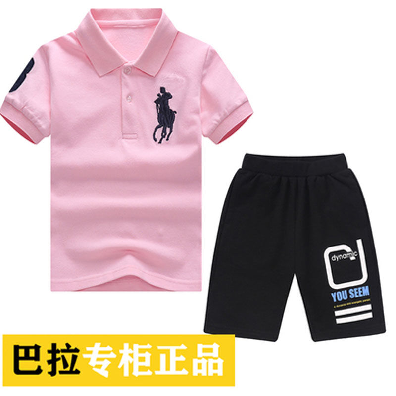 Barraเด็กชายแขนสั้นTเสื้อยืดผ้าฝ้าย2019ฤดูร้อนเด็กสีทึบปกเด็กแขนสั้นpoloเสื้อพอล