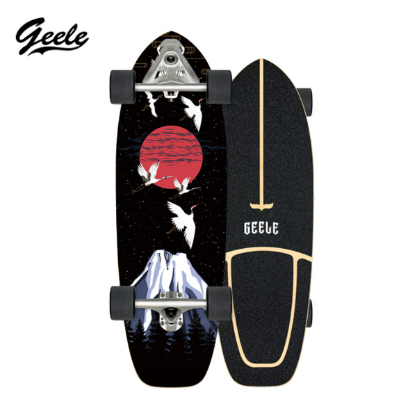 [พร้อมส่ง] Geele CX7 Surfskate - เซิร์ฟสเก็ตจีลี (CX7) แถมฟรีกระเป๋าเก็บบอร์ด (ลายชุด 2)