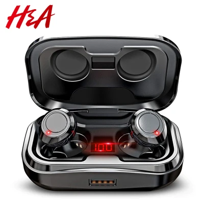 [H&A Wireless Headphones TWS Bluetooth 5.0 Earphones 2000mAh Charging Box Headsets 9D HIFI Stereo Sports Waterproof Earbuds With For Vivo Oppo Huawei Xiaomi Andriod,H&A Wireless Headphones TWS Bluetooth 5.0 Earphones 2000mAh Charging Box Headsets 9D HIFI Stereo Sports Waterproof Earbuds With For Vivo Oppo Huawei Xiaomi Andriod,] (4)