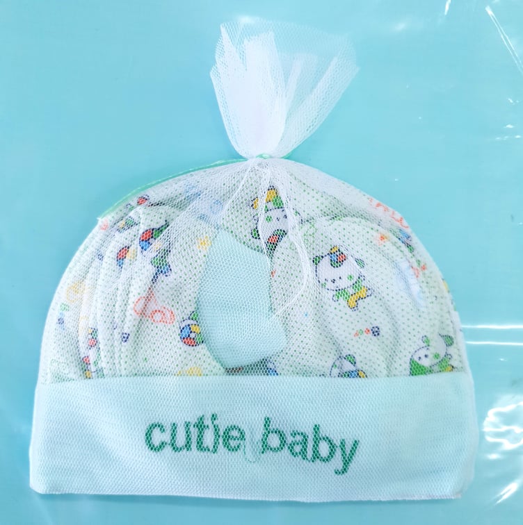 baby heart ชุดหมวก ถุงมือ ถุงเท้า เด็กแรกเกิด 25 บาท เลือกลายได้