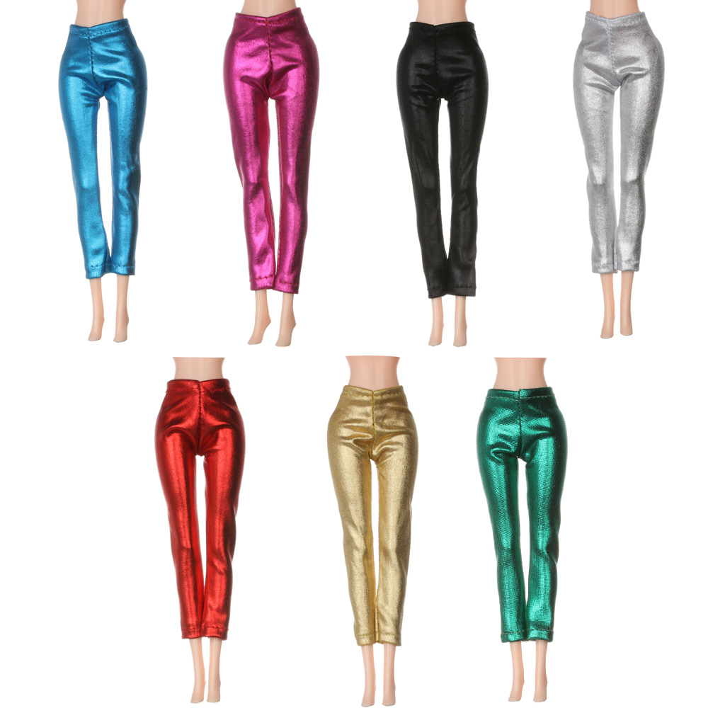 GAYE SPORTS 18 Style Gifts 1/6 Doll New Fashion Candy Color Pants Elastic Trousers Doll Clothes Handmade
