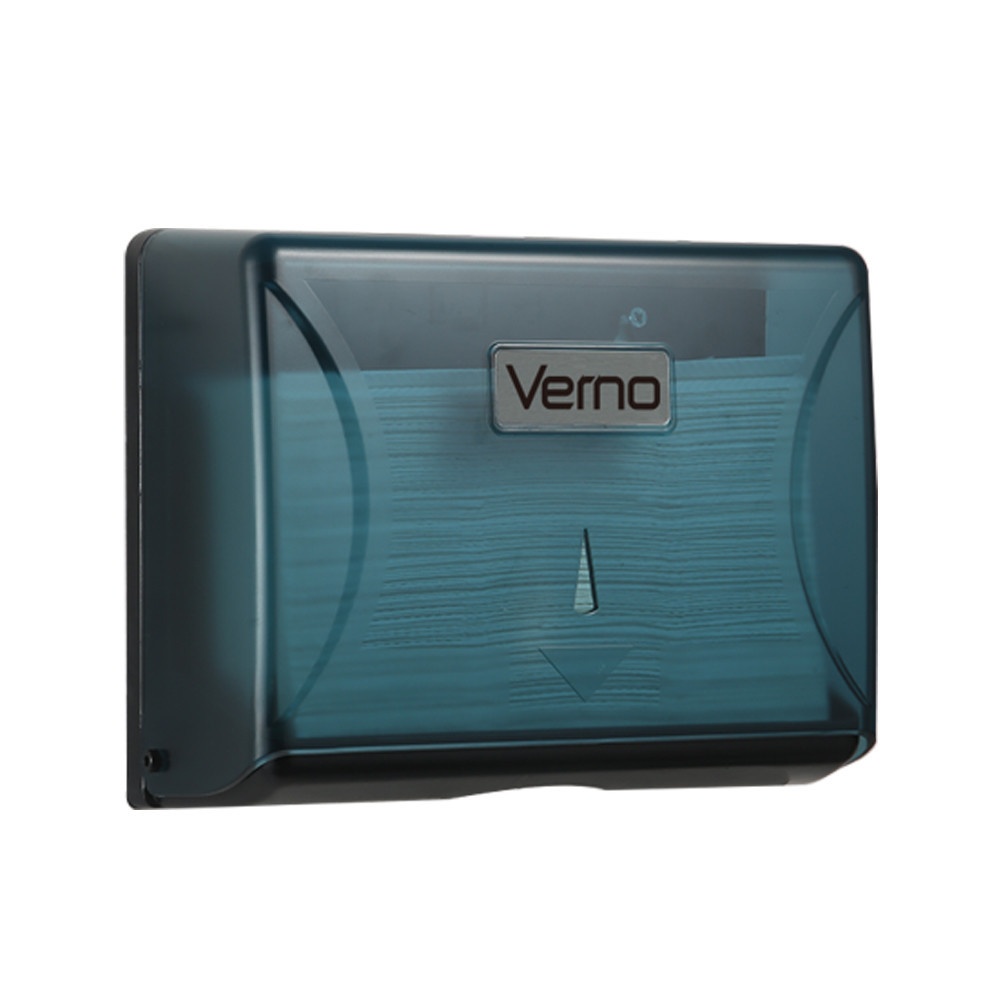 GHBathroom_Mall-Verno กล่องกระดาษเช็ดมือ แบบแผ่น รุ่น 612A ขนาด 20.5x26x9.7 ซม. สีฟ้า ร้านค้าเเนะนำ ราคา 246 บาท*ส่งฟรี
