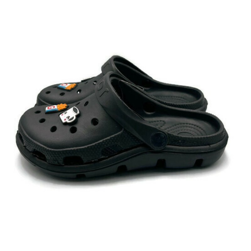 Gpatt : Black Clogs รองเท้าสวมผู้หญิงหัวโตแฟชั่น  xx แนะนำลด size ลง 1 size xx