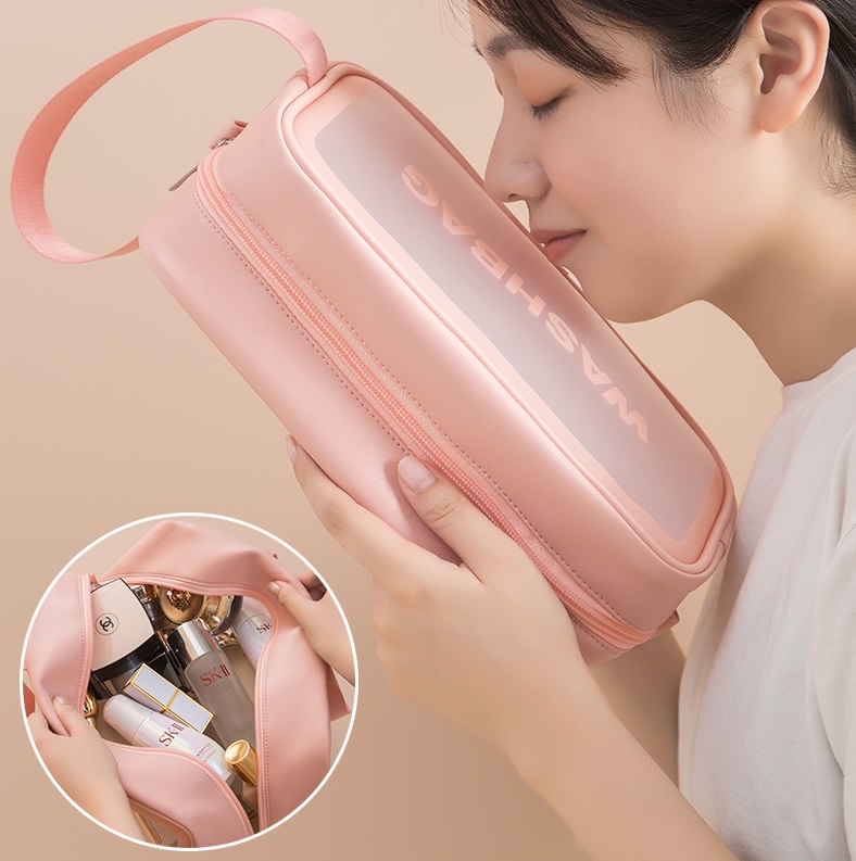 To Dream กระเป๋าเก็บเครื่องสำอางเกาหลีกันน้ำ ถุงเก็บเครื่องสำอางเกาหลีกระเป๋าถือผู้หญิงพกคลัทช์สตรีน้ำกันน้ำ makeup bag