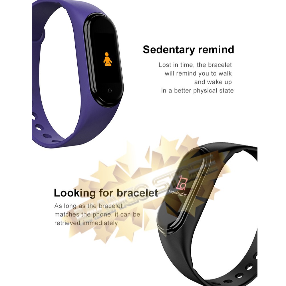 【รุ่นใหม่】✨โทรออกรับสายได้✨ M5 Smart Watch Band นาฬิกาวัดชีพจร ความดัน ระดับออกซิเจนในเลือดนับก้าว Smart band M4
