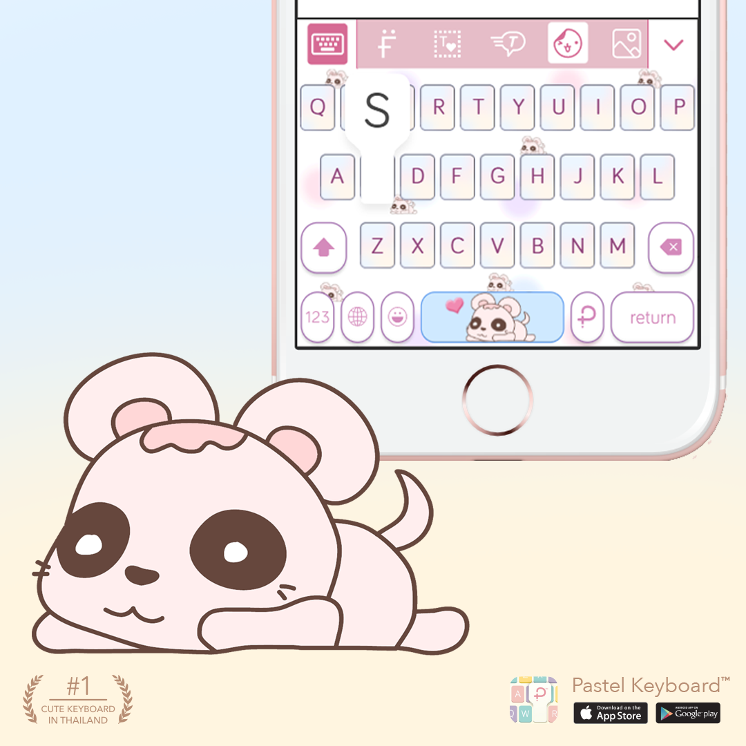 Sandy 2 Keyboard Theme⎮(E-Voucher) for Pastel Keyboard App ราคา 69 บาท*ส่งฟรี