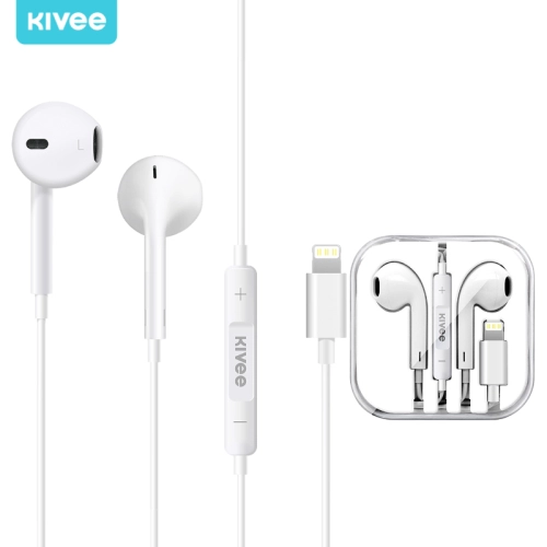 KIVEE รับประกัน 1 ปี🔥 หูฟังไอโฟน หูฟัง iphone หูฟัง 3.5มม/Lightning / Type C หูฟังไอโฟนแท้ หูฟังเบสหนักๆ for iPhone13/13 pro/12/11/XS/X/8/8Plus/7/6 /samsung/iPad/huawei/oppo/vivo/sony