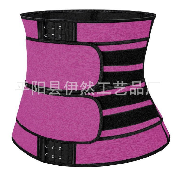 Factory outlet amazon bind belt model body sweating waistband gather neoprene belly in thin body