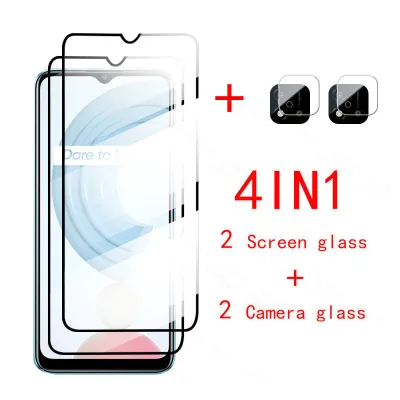 Protector glass On Realme C21 Tempered glass Back Camera lens film For OPPO Realme C20 C17 C15 C12 C11 C3 Screen protector (3)
