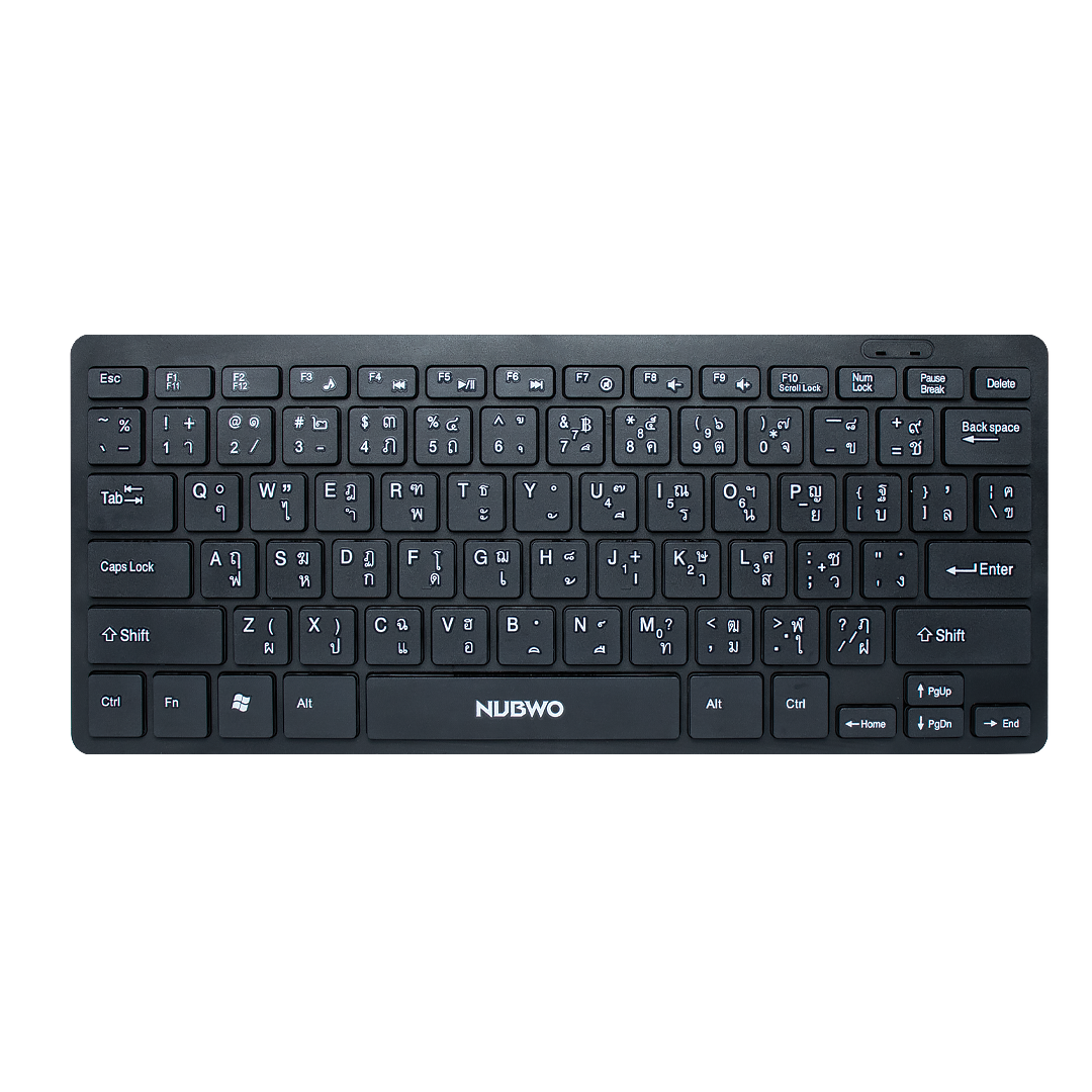 Nubwo NK35 MERCURY Poratable Keyboard คีย์บอร์ดขนาดเล็ก พกพาสะดวก ปุ่มนุ่มไร้เสียง ตัวอักษรไม่จางหาย ✔รับประกัน 1 ปี