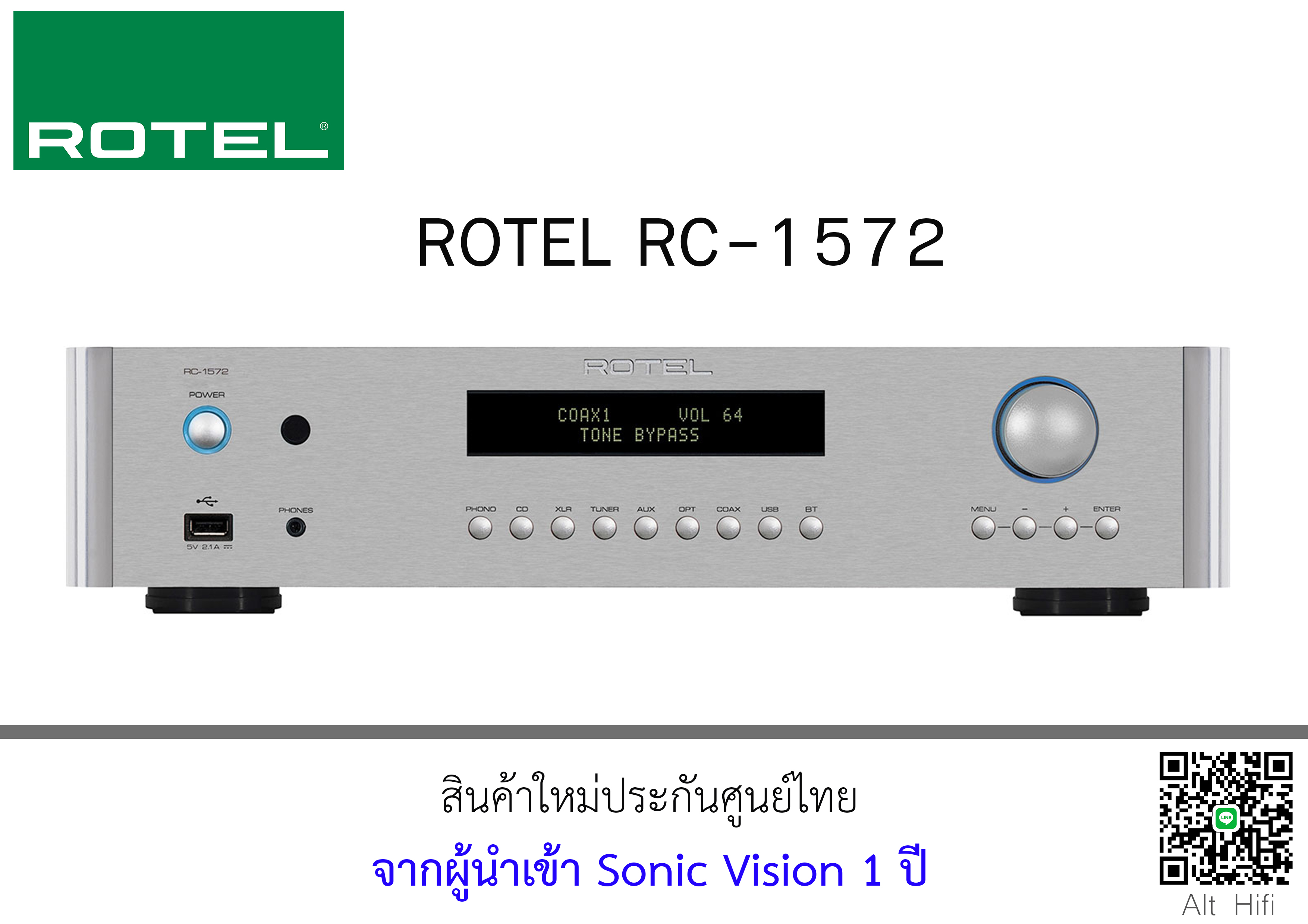 ROTEL  RC-1572  Pre-Amplifier