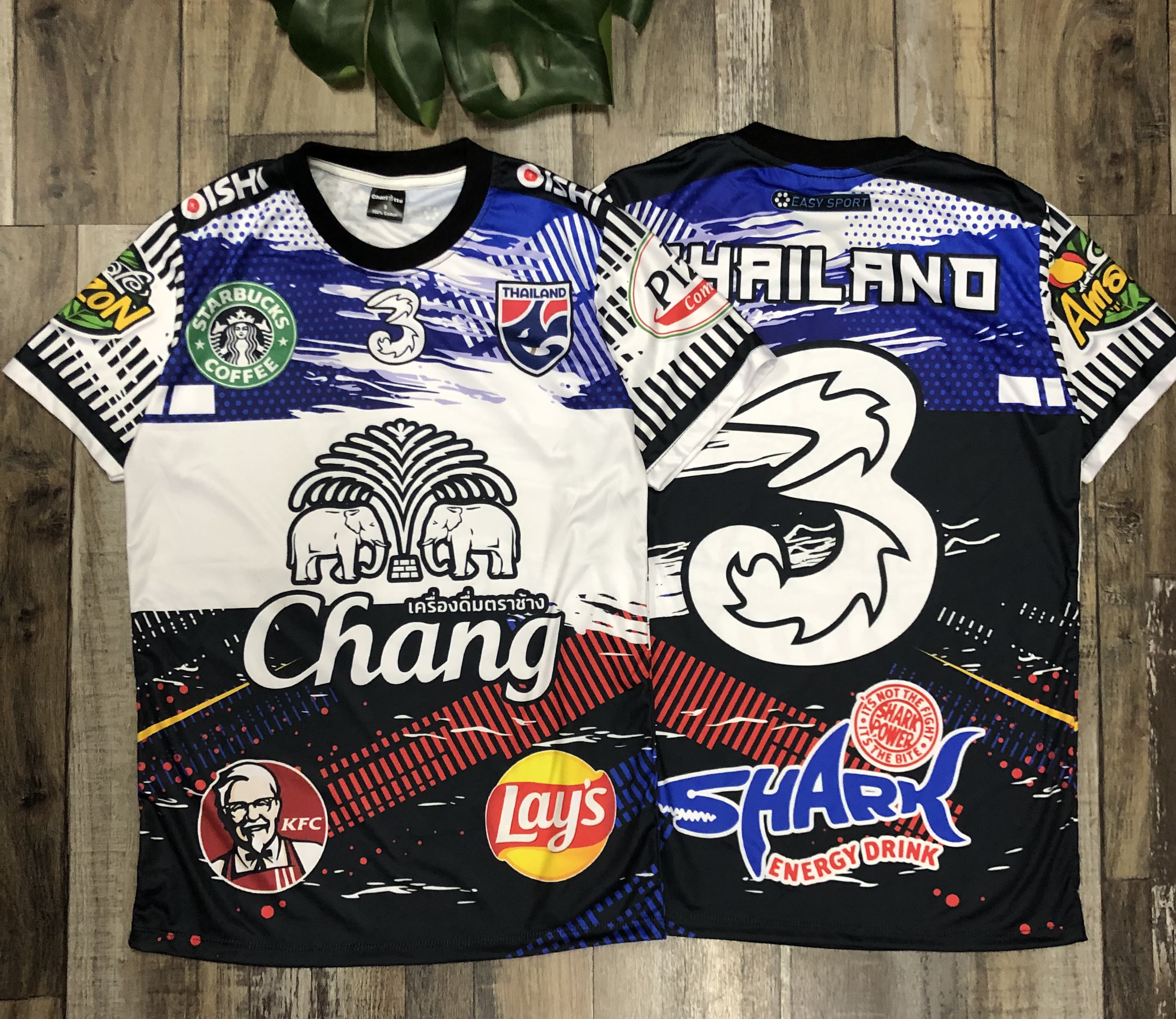 เสื้อกีฬา เสื้อช้าง บอลไทย ช้างศึก เสื้อฟุตบอล ธงชาติไทย โลโก้ช้าง เนื้อผ้าดี ใส่สบาย มีไซส์