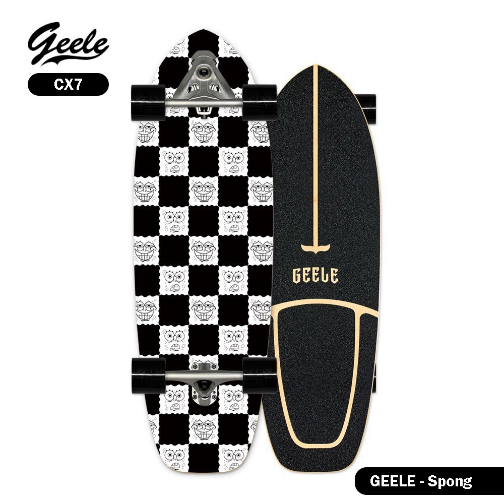 【พร้อมส่ง】Geele Surfskate CX7 surf skateboard เซิร์ฟสเก็ต สเก็ตบอร์ด Surfskate