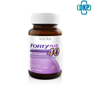 ภาพหน้าปกสินค้าVISTRA Forty Plus 40+  30 แคปซูล [DKP] ที่เกี่ยวข้อง