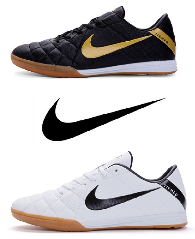 ส่งจากกรุงเทพ Nike_Tiempo Turf รองเท้านักเรียนเบรกเกอร์ รุ่น รองเท้าฟุตซอล รองเท้าเบรกเกอร์ รองเท้านักเรียน รองเท้านักเรียนหนังดำ ขาว รองเท้