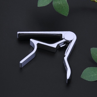 Alloy Tune Clamp Key Trigger Capo For Acoustic ElectricGuitar(Silver) - Intl July 2018 - 4 Alloy Tune Clamp Key Trigger Capo for Acoustic ElectricGuitar(Silver) - intl - 4