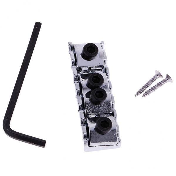 BolehDeals 7 String Electric Guitar Parts Double Locking Nut Bridgewith Wrench Screws - intl .