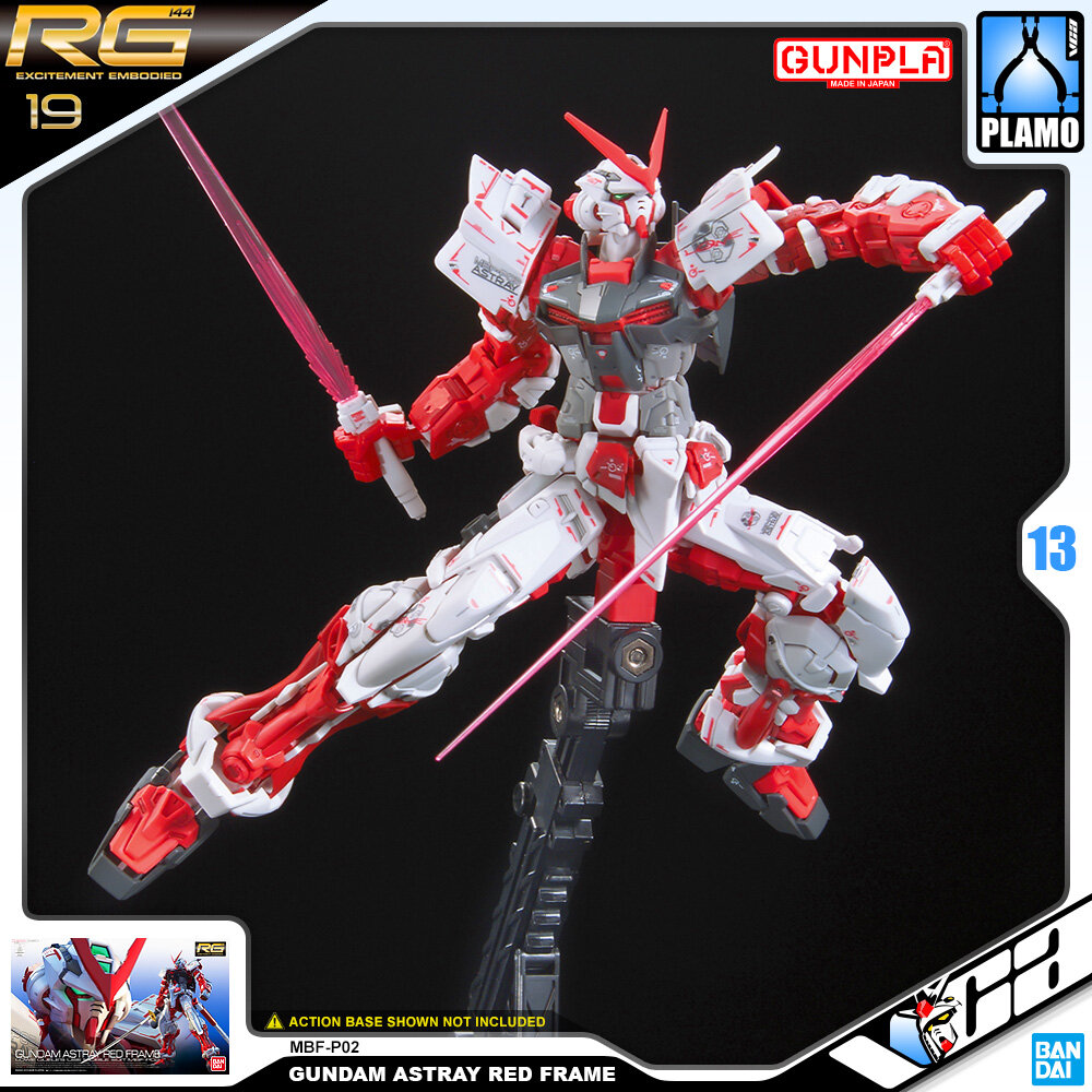 ⭐️ BANDAI GUNPLA REAL GRADE RG 1/144 GUNDAM ASTRAY RED FRAME ประกอบ หุ่นยนต์ โมเดล กันดั้ม กันพลา ของเล่น VCA GUNDAM