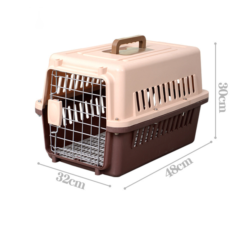 กระเป๋าเดินทางสำหรับสัตว์เลี้ยง Cat air box, กรงแมว, สุนัขขาออกแบบพกพา, กล่องกาเครื่องหมายสัตว์เลี้ยงขาออก, air box, กล่องขนส่ง, air box