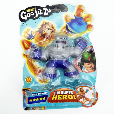 Goo Jit Zu hero super ยืดหยุ่นตุ๊กตาสัตว์ยางคนหยิกเพลงของเล่นคลายการบีบอัด