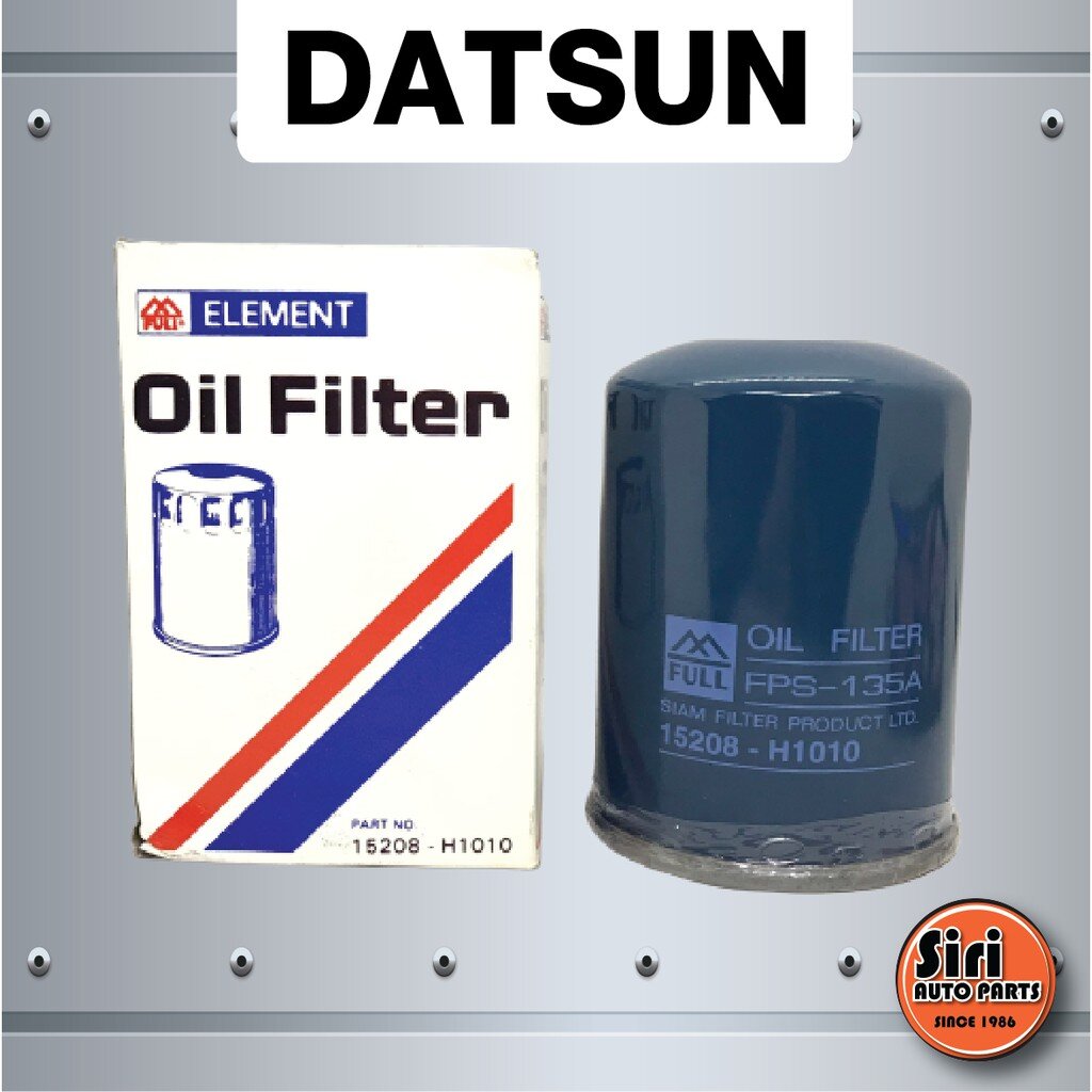 กรองเครื่อง, ไส้ กรอง น้ำมันเครื่อง, ไส้กรองน้ำมันเครื่อง Nissan Datsun 620 ลูกสั้น (Full 1-0NS036 ) (15208-H1010 / 15208H1010 ) ราคา 154 บาท*ส่งฟรี