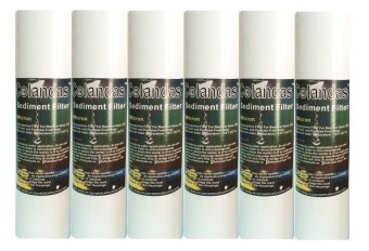 ประเทศไทย Colandas ไส้กรองน้ำ Sediment ( PP) 10 นิ้ว x 2.5 นิ้ว 5 Micron x6