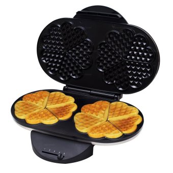 GetZhop เครื่องทำวาฟเฟิล Waffle Maker ทรงรูปหัวใจ แบบ 10 ชิ้นกำลังไฟ 1200 W (Silver) GetZhop เครื่องทำวาฟเฟิล Waffle Maker ทรงรูปหัวใจ แบบ 10 ชิ้นกำลังไฟ 1200 W (Silver)