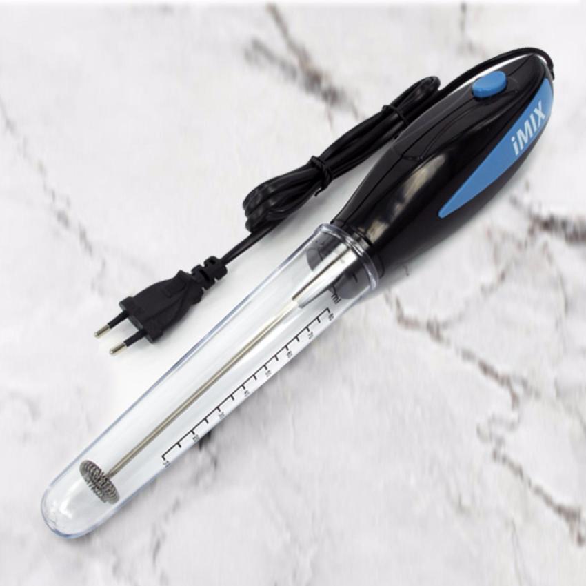 I-MIX เครื่องตีฟองนมไฟฟ้า เครื่องทำฟองนม 30W สีน้ำเงิน