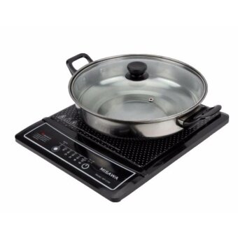 ราคา เตาแม่เหล็กไฟฟ้า MISAWA 1300 วัตต์ รุ่น WP-2100 แถมฟรี หม้อสแตนเลสพร้อมฝาแก้ว 1 ชุด