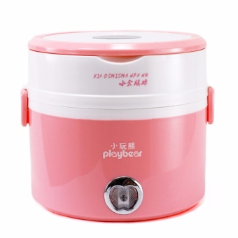 Play Bear กล่องหุงข้าวอเนกประสงค์แบบพกพา รุ่น DFH-2013 (สีชมพู) Play Bear กล่องหุงข้าวอเนกประสงค์แบบพกพา รุ่น DFH-2013 (สีชมพู)