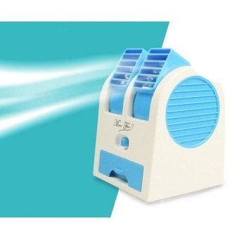 พัดลมไอน้ำพกพา USB MINI FAN Air HB-168 (สีฟ้า) June 2018 - 2 พัดลมไอน้ำพกพา USB MINI FAN Air HB-168 (สีฟ้า) - 2