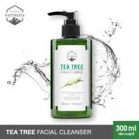 เจลล้างหน้าทีทรี สูตรอ่อนโยน สำหรับคนเป็นสิว และผิวแพ้ง่าย Naturista Tea Tree Facial Cleanser 300ml