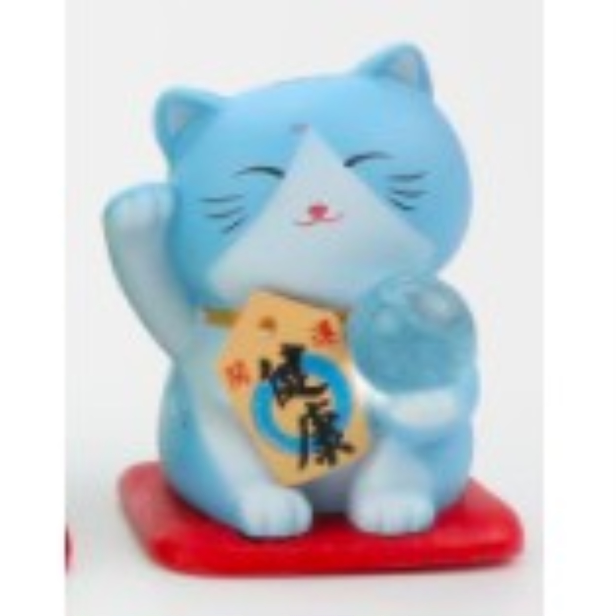[MC731] ตุ๊กตุ่นตกแต่งบ้าน แมวกวัก แมวถือลูกแก้ว แมวกวักญี่ปุ่น (1 ตัว ราคา 39 บาท)