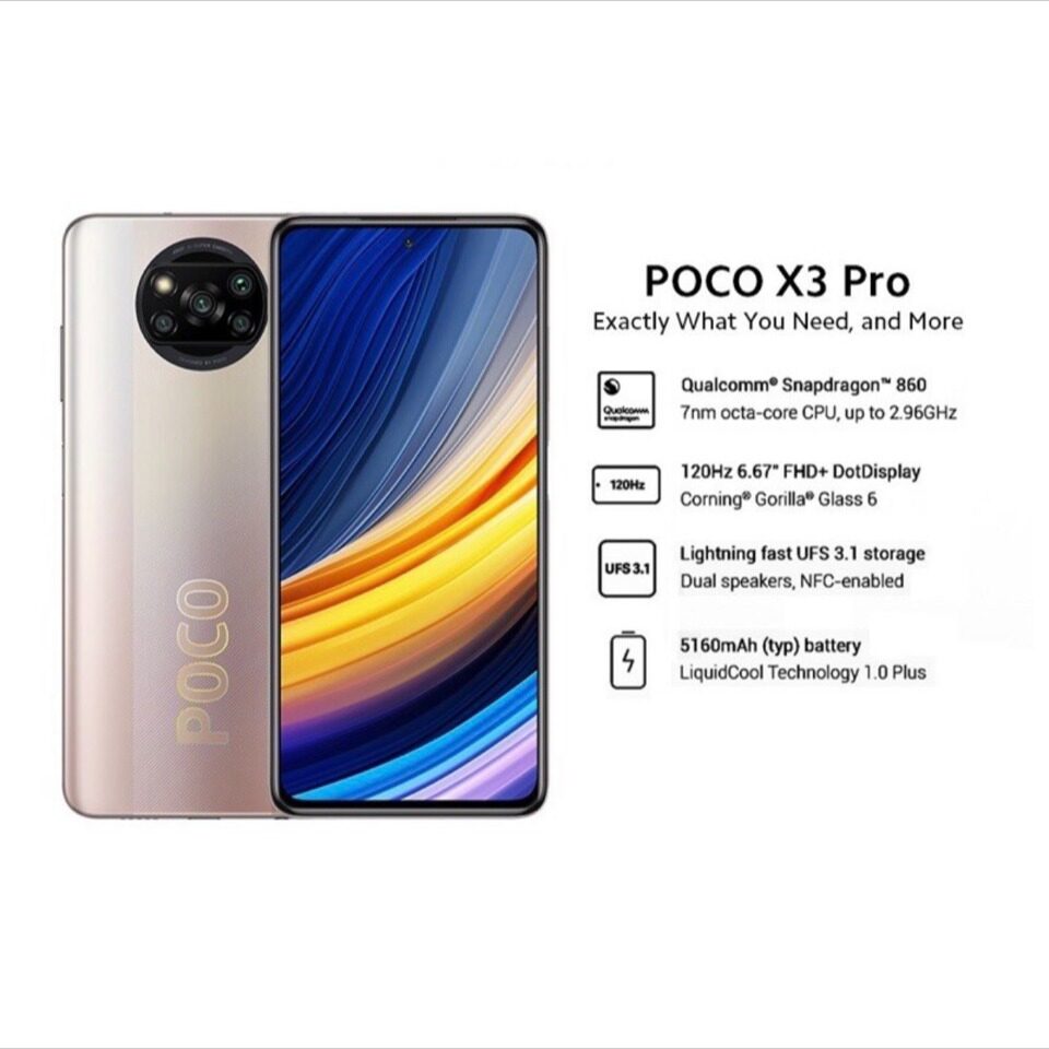 POCO X3 Pro  (6/ 128GB ,8/256GB) เครื่องศูนย์ไทยประกันศูนย์ทั่วประเทศ