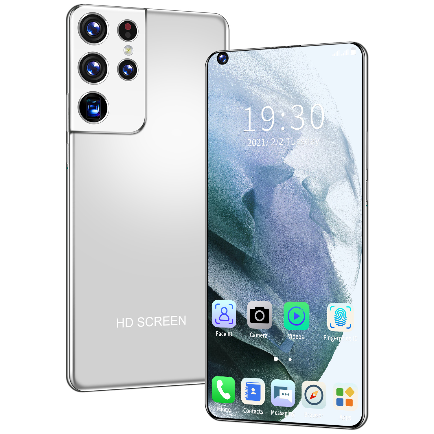 โทรศัพท์ราคาถูก Sansumg S21+Ultra โทรศัพท์มือถือ 7.5นิ้ว 16GB RAM+512GB ROM จอใหญ่ มือถือ New smartphone Android10.0 phone รองรับเกม Mobile phone full HD screen สมาร์ทโฟน มือถือราคาถูก S21