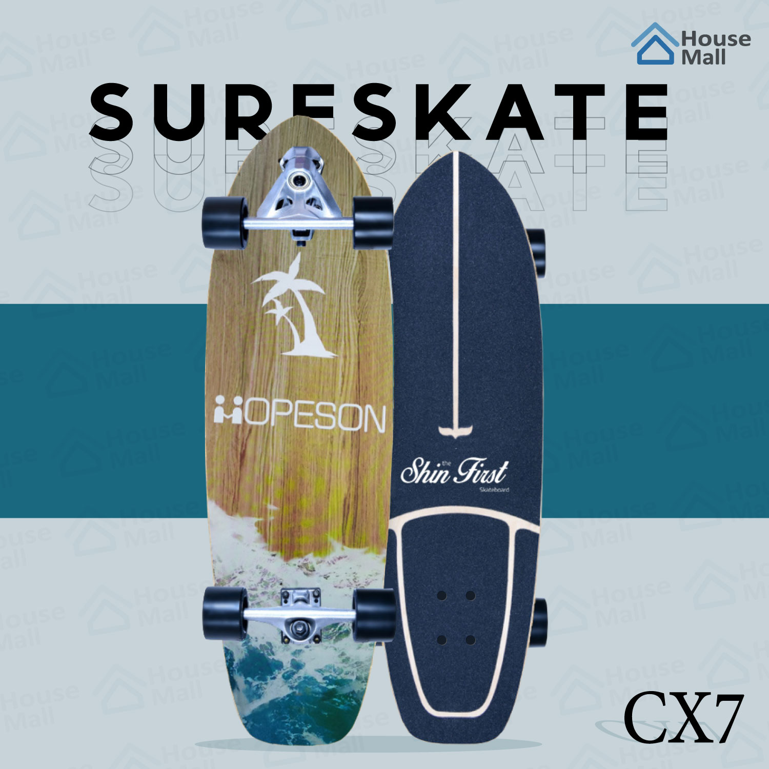 [พร้อมส่ง] Surfskate CX7 surf skateboardเซิร์ฟสเก็ตบอร์ด สเก็ตบอร์ด