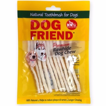 Dog Friend ขนมขบเคี้ยวสุนัข สติ๊กนิ่ม รสนม 60 กรัม (4 ซอง) Dog Friend ขนมขบเคี้ยวสุนัข สติ๊กนิ่ม รสนม 60 กรัม (4 ซอง)