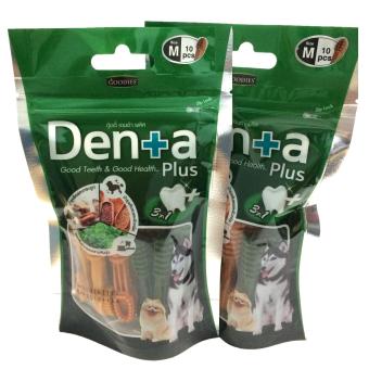 Goodies Denta Plus :ขนมสุนัขรูปแปรงสีฟัน M จำนวน 10 ชิ้น/ซอง x 2ซอง Goodie (กู้ดดี้ เดนต้า พลัส) ขนมขัดฟันสำหรับสุนัข ไซส์ M จำนวน10 ชิ้น บำรุงข้อและกระดูก เส้นขนและผิวหนังเงางามลดกลิ่นปากและคราบหินปูน Goodies Denta Plus :ขนมสุนัขรูปแปรงสีฟัน M จำนวน 10 ชิ้น/ซอง x 2ซอง Goodie (กู้ดดี้ เดนต้า พลัส) ขนมขัดฟันสำหรับสุนัข ไซส์ M จำนวน10 ชิ้น บำรุงข้อและกระดูก เส้นขนและผิวหนังเงางามลดกลิ่นปากและคราบหินปูน