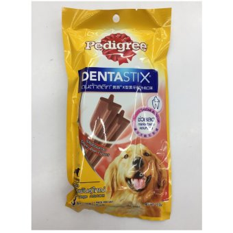 Pedigree Dentastix ขนมขัดฟัน พันธุ์ใหญ่ รสเนื้อรมควัน 112g ( 4units ) Pedigree Dentastix ขนมขัดฟัน พันธุ์ใหญ่ รสเนื้อรมควัน 112g ( 4units )