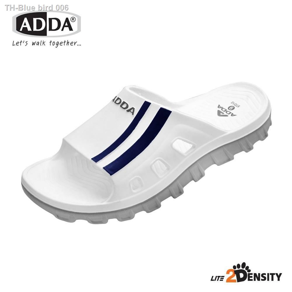 ?พร้อมส่ง?Adda 2Density 5TD12-M1 แท้?- รองเท้าแตะ Adda ลายเส้น รองเท้าลำลอง รองเท้าผู้ชาย รองเท้าสวมเข็มขัด ไซส์ 7-10