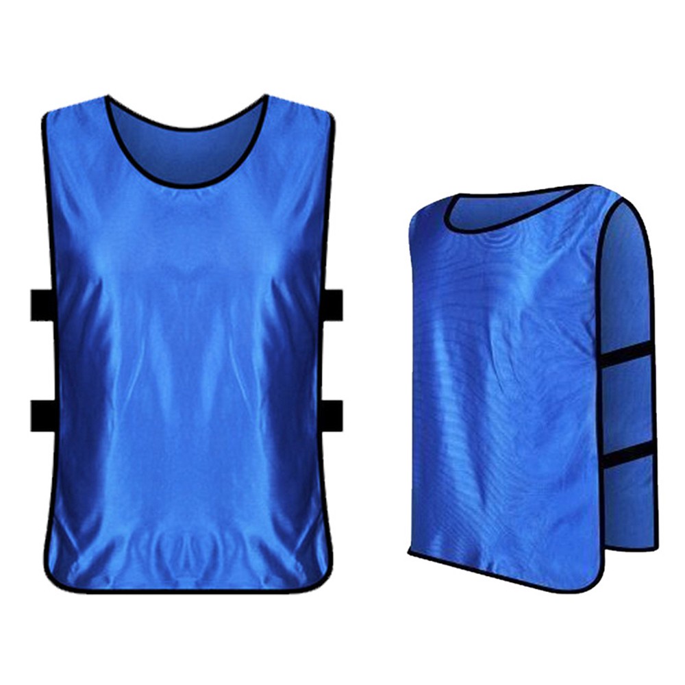 เสื้อเอี๊ยมกีฬา ฟุตบอล บาสเก็ตบาส กีฬาแบบทีม สำหรับฝึกช้อม ฝึกอบรม แบบเปิดข้าง หนึ่งขนาด unisex  Football Training Shirt