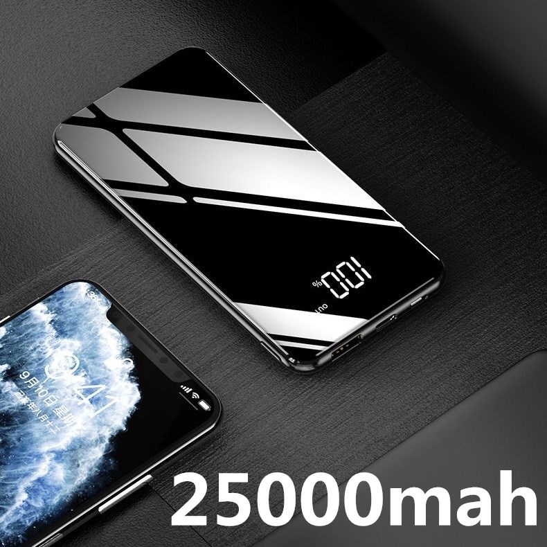 powerbank 25000mAh YM188S ของแท้100% แบตสำรอง เล็ก เบา แบตเตอรี่สำรอง พกพา พาวเวอร์แบงค์ Quick Charge