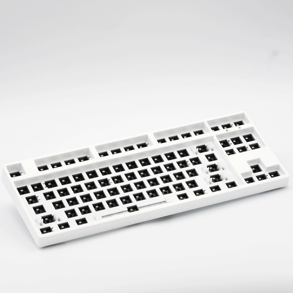 PCL87 87 key dual mode bluetooth Mechanical Keyboard kit 80% TKL hot swappable switch lighting effec