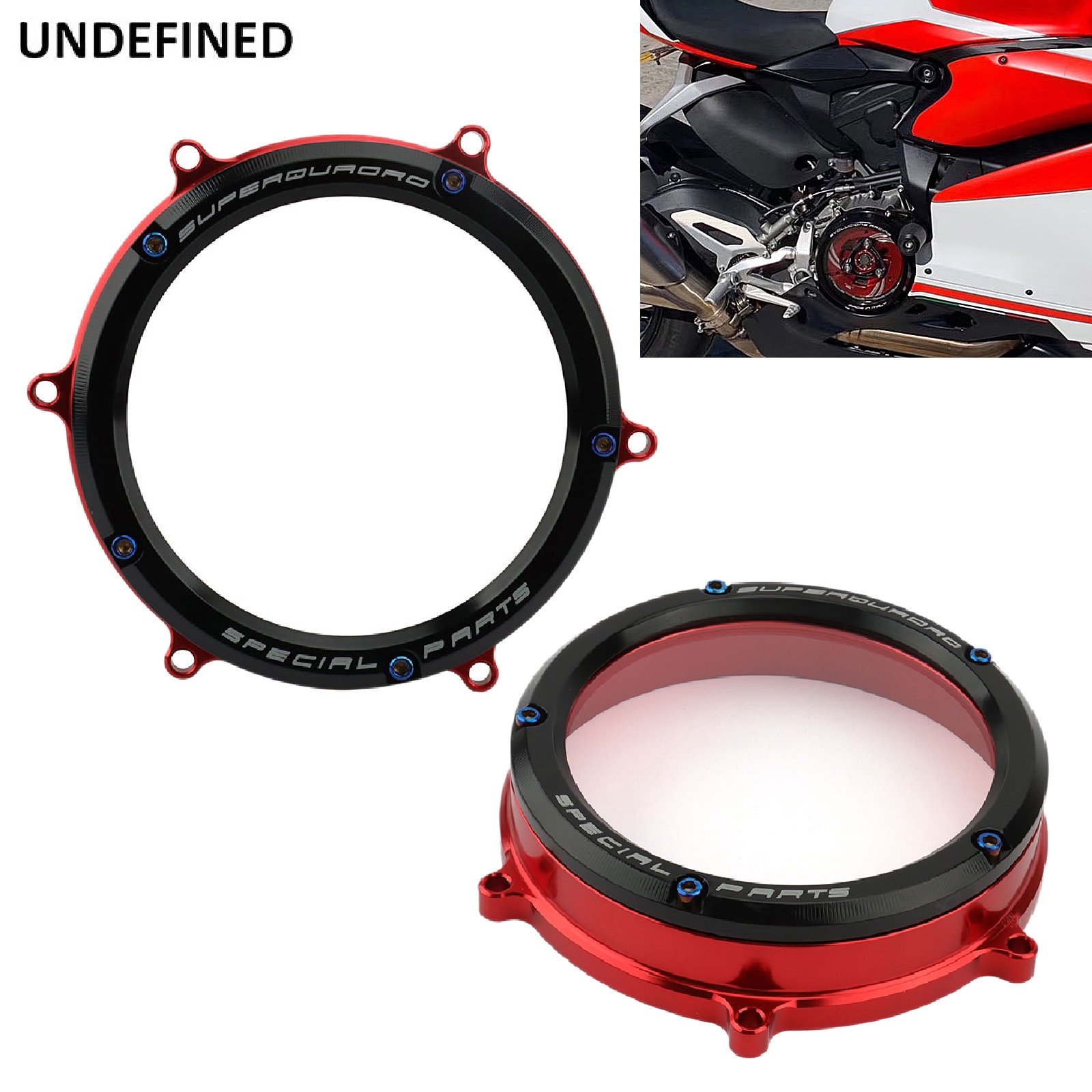 Racing Clear Clutch Cover Spring Retainer Fit Ducati Xdiavel