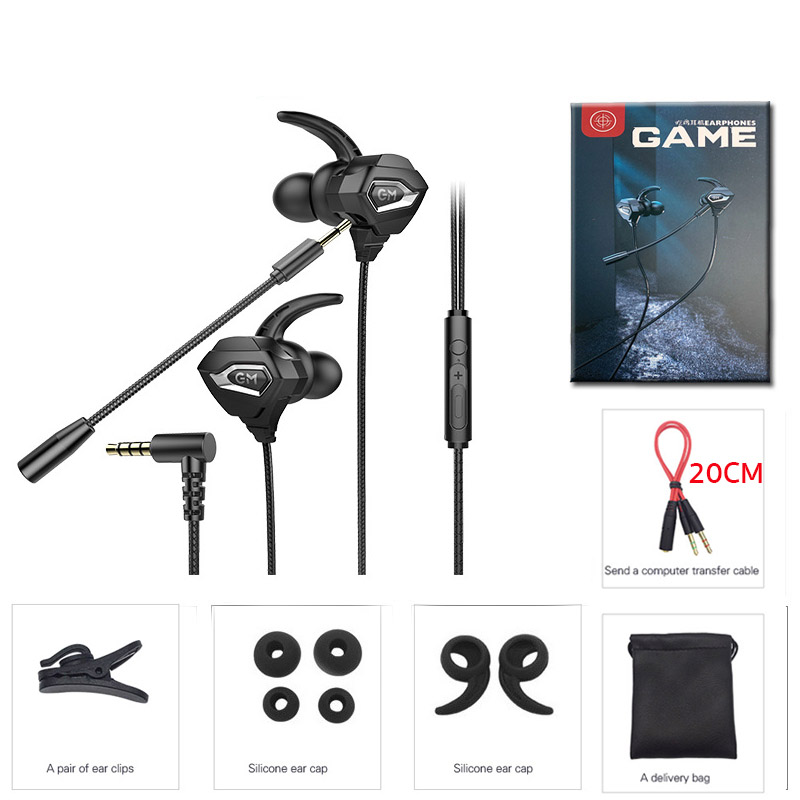 game earphone 1.3m หูฟังเกมมิ่ง พร้อมไมค์ ไมค์สามารถถอดแยกได้ หูฟังสำหรับเล่นเกม ใช้ได้ทั้งมือถือ และคอม หูฟังเกมเมอร์ สายยา.