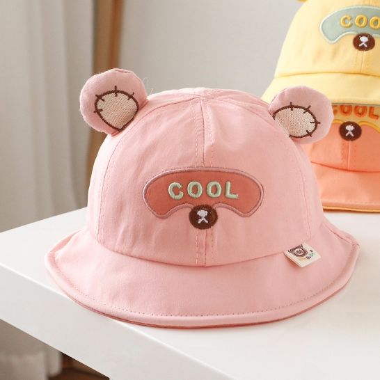 [พร้อมส่ง]หมวกเด็กหมวกบัคเก็ตCOOLใส่​ได้​เด็กผู้ชายและผู้หญิงหมวกเด็กน่ารัก