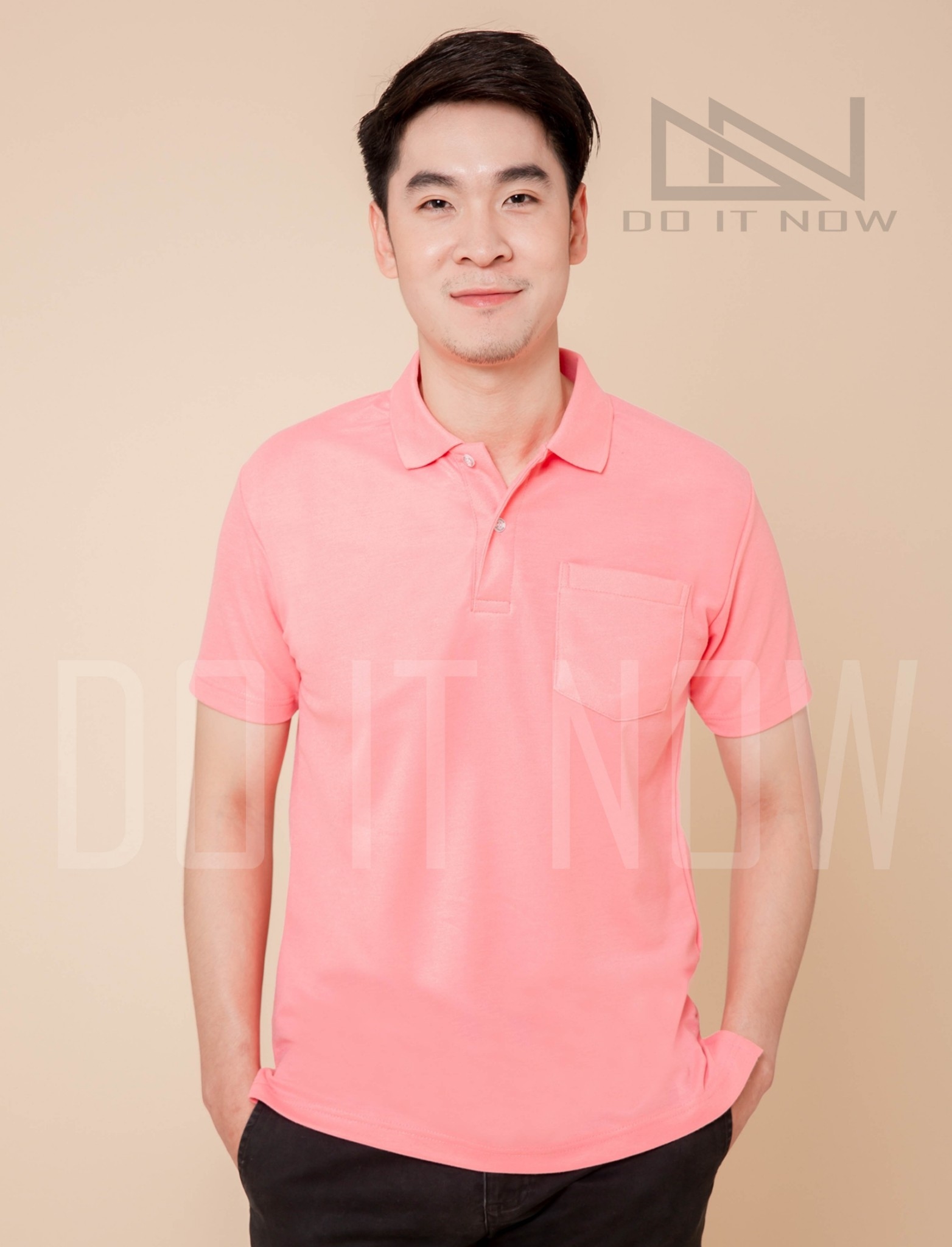 ?เสื้อโปโล (ชาย) 16 สี? แขนปล่อย By Do it now  สินค้าคุณภาพ จากแห่งผลิตโดยตรง!!