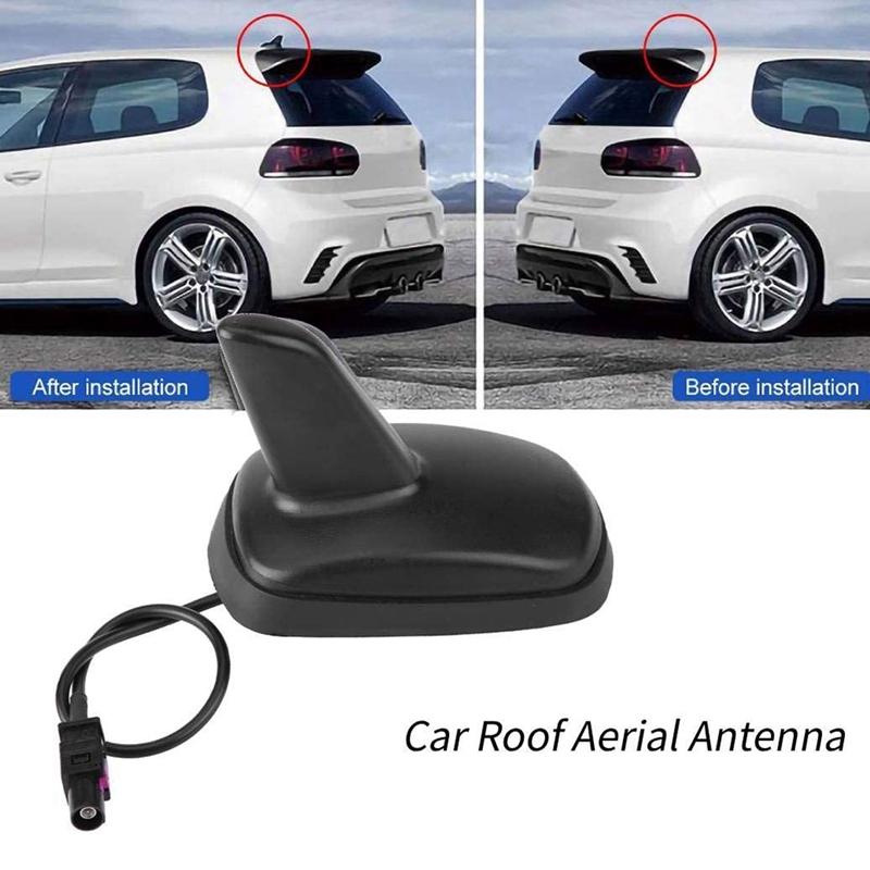 Car Roof AM/FM Radio Aerial Antenna Shark Fin Antenna For VW Golf 5 6  Passat Polo Tiguan Touran T5 Audi A3 A4 A6 Skoda Fakra