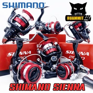 ภาพหน้าปกสินค้ารอกสปินนิ่ง SHIMANO SIENNA 500/1000/2000/2500/2500HG/C3000/4000 FG 2019 (BLACK RED) ที่เกี่ยวข้อง